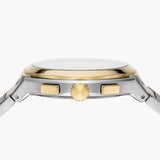 Buy Shop Fossil Everett Chronograph Gold Dial Two Tone Steel Strap Watch for Men - FS5796 USA Online