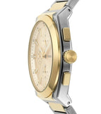 Buy Shop Fossil Everett Chronograph Gold Dial Two Tone Steel Strap Watch for Men - FS5796 USA Online