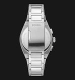 Buy Shop Fossil Everett Chronograph Green Dial Silver Steel Strap Watch for Men - FS5964 USA Online