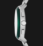 Buy Shop Fossil Everett Chronograph Green Dial Silver Steel Strap Watch for Men - FS5964 USA Online