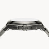 Buy Shop Fossil Everett Chronograph Grey Dial Grey Steel Strap Watch for Men - FS5830 USA Online