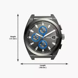 Buy Shop Fossil Everett Chronograph Grey Dial Grey Steel Strap Watch for Men - FS5830 USA Online