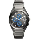 Buy Shop Fossil Everett Chronograph Grey Dial Grey Steel Strap Watch for Men - FS5830 USA Online