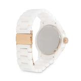 Buy Shop Fossil FB-01 Analog White Dial White Ceramic Strap Watch for Women - CE1107 USA Online
