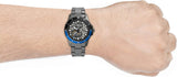 Buy Shop Fossil FB-01 Automatic Skeleton Black Dial Grey Steel Strap Watch for Men - ME3201 USA Online