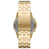 Buy Shop Fossil FB-01 Chronograph Black Dial Gold Steel Strap Watch for Men - FS5836 USA Online