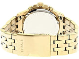 Buy Shop Fossil FB-01 Chronograph Black Dial Gold Steel Strap Watch for Men - FS5836 USA Online