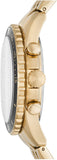 Buy Shop Fossil FB-01 Chronograph Black Dial Gold Steel Strap Watch for Men - FS5836 USA Online