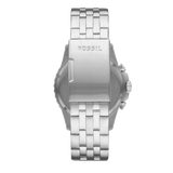 Buy Shop Fossil FB-01 Chronograph Black Dial Silver Steel Strap Watch for Men - FS5837 USA Online
