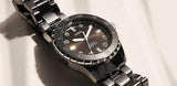 Buy Shop Fossil FB-01 Three-Hand Black Dial Black Ceramic Strap Watch for Women - CE1108 USA Online
