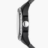 Buy Shop Fossil FB-01 Three-Hand Black Dial Black Ceramic Strap Watch for Women - CE1108 USA Online
