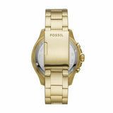 Buy Shop Fossil FB-03 Chronograph Black Dial Gold Steel Strap Watch for Men - FS5727 USA Online