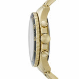 Buy Shop Fossil FB-03 Chronograph Black Dial Gold Steel Strap Watch for Men - FS5727 USA Online
