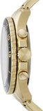 Buy Shop Fossil FB-03 Chronograph Black Dial Gold Steel Strap Watch for Men - FS5727 USA Online