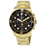 Buy Shop Fossil FB-03 Chronograph Black Dial Gold Steel Strap Watch for Men - FS5727 USA Online