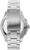 Buy Shop Fossil FB-03 Chronograph Black Dial Silver Steel Strap Watch for Men - FS5725 USA Online