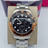 Buy Shop Fossil FB-03 Chronograph Black Dial Silver Steel Strap Watch for Men - FS5768 USA Online