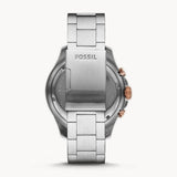 Buy Shop Fossil FB-03 Chronograph Black Dial Silver Steel Strap Watch for Men - FS5768 USA Online