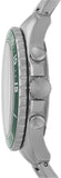 Buy Shop Fossil FB-03 Chronograph Green Dial Silver Steel Strap Watch for Men - FS5726 USA Online