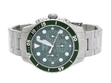Buy Shop Fossil FB-03 Chronograph Green Dial Silver Steel Strap Watch for Men - FS5726 USA Online