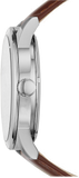 Buy Shop Fossil Flynn Automatic Black Dial Brown Leather Strap Watch for Men - BQ2270 USA Online