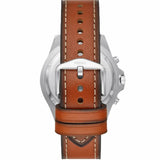 Buy Shop Fossil Forrester Automatic Skeleton Grey Dial Brown Leather Strap Watch for Men - ME3178 USA Online