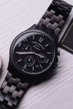 Buy Shop Fossil Forrester Chronograph Black Dial Black Steel Strap Watch for Men - FS5697 USA Online