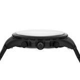 Buy Shop Fossil Forrester Chronograph Black Dial Black Steel Strap Watch for Men - FS5697 USA Online