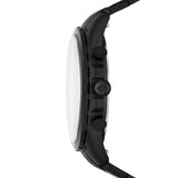 Buy Shop Fossil Forrester Chronograph Black Dial Black Steel Strap Watch for Men - FS5697 USA Online