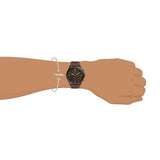 Buy Shop Fossil Forrester Chronograph Black Dial Brown Leather Strap Watch for Men - FS5608 USA Online