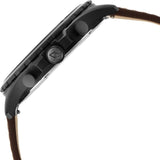 Buy Shop Fossil Forrester Chronograph Black Dial Brown Leather Strap Watch for Men - FS5608 USA Online