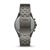 Buy Shop Fossil Forrester Chronograph Black Dial Grey Steel Strap Watch for Men - FS5606 USA Online