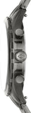 Buy Shop Fossil Forrester Chronograph Black Dial Grey Steel Strap Watch for Men - FS5606 USA Online