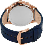 Buy Shop Fossil Forrester Chronograph Blue Dial Blue Leather Strap Watch for Men - FS5814 USA Online