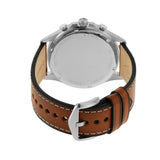 Buy Shop Fossil Forrester Chronograph Blue Dial Brown Leather Strap Watch for Men - S5607 USA Online