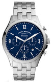 Buy Shop Fossil Forrester Chronograph Blue Dial Silver Steel Strap Watch for Men - FS5605 USA Online