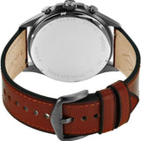 Buy Shop Fossil Forrester Chronograph Grey Dial Brown Leather Strap Watch for Men - FS5815 USA Online
