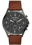 Buy Shop Fossil Forrester Chronograph Grey Dial Brown Leather Strap Watch for Men - FS5815 USA Online