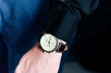 Buy Shop Fossil Forrester Chronograph White Dial Brown Leather Strap Watch for Men - FS5696 USA Online