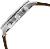 Buy Shop Fossil Forrester Chronograph White Dial Brown Leather Strap Watch for Men - FS5696 USA Online