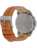 Buy Shop Fossil Grant Chronograph White Dial Brown Leather Strap Watch for Men - FS5060 USA Online