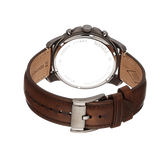 Buy Shop Fossil Grant Chronograph Brown Dial Brown Leather Strap Watch for Men - FS5214 USA Online