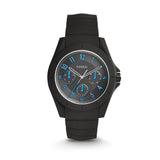 Buy Shop Fossil Popstastic Sport Black Dial Black Rubber Strap Watch for Men - FS5222 USA Online