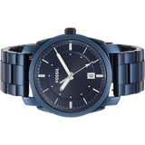 Buy Shop Fossil Machine Blue Dial Blue Steel Strap Watch for Men - FS5231 USA Online