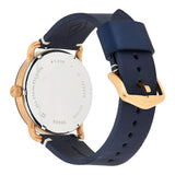 Buy Shop Fossil The Commuter Blue Dial Blue Leather Strap Watch for Men - FS5274 USA Online