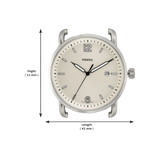 Buy Shop Fossil The Commuter White Dial Brown Leather Strap Watch for Men - FS5275 USA Online