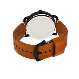 Buy Shop Fossil Commuter Three Hand Date Black Dial Brown Leather Strap Watch for Men - FS5276 USA Online