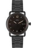 Buy Shop Fossil The Commuter Brown Dial Black Steel Strap Watch for Men - FS5277 USA Online