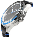 Buy Shop Fossil Sport 54 Day Date Black Dial Black Leather Strap Watch for Men - FS5321 USA Online