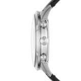 Buy Shop Fossil Townsman Multifunction Black Dial Black Leather Strap Watch for Men - FS5396 USA Online